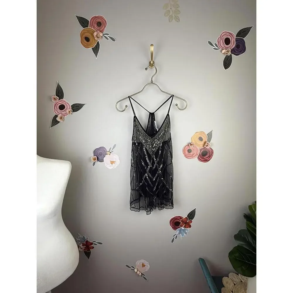 Kimchi Blue Sheer Embellished Tank - Size - Small - Picture 2 of 7